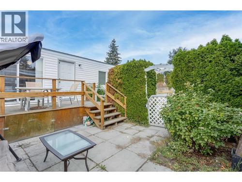 Patio and backyard space - 1699 Ross Road Unit# 213, West Kelowna, BC 