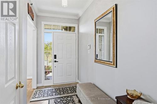 Front foyer with closet and ceramic floor. - 10G - 25 Rivermill Boulevard, Kawartha Lakes (Lindsay), ON 