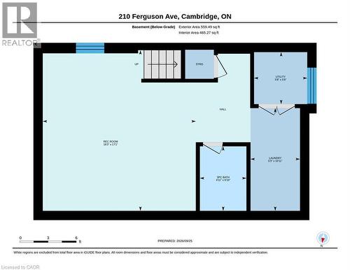 Floor plan - 210 Ferguson Avenue, Cambridge, ON 