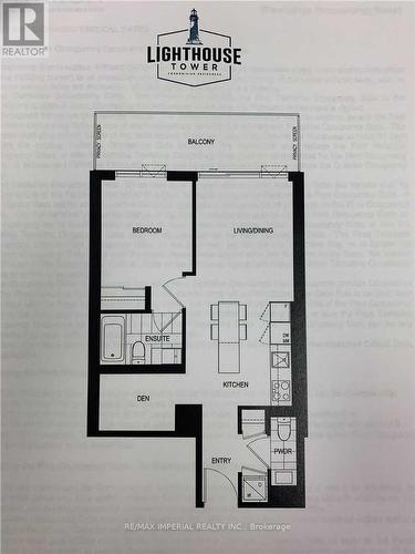 floor plan - 2706 - 15 Lower Jarvis Street, Toronto, ON 