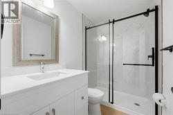 Main level modern bathroom renovation - 