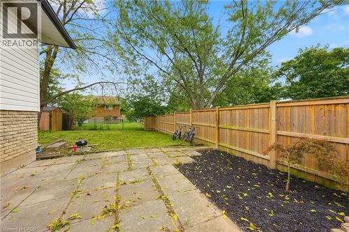 Huge fully fenced backyard - 3 Manley Crescent, Thorold, ON 