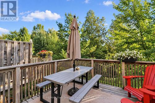 Balcony off living/dining area - 55 Conservation Way, Collingwood, ON 