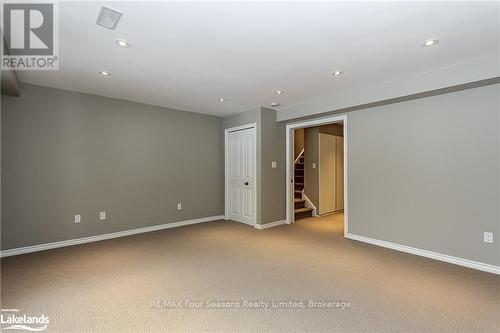 Lower level rec room w/potlights - 55 Conservation Way, Collingwood, ON 