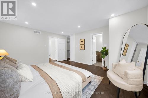 Primary bedroom with brand-new pot lights - 170 Flamborough Way, Ottawa, ON 