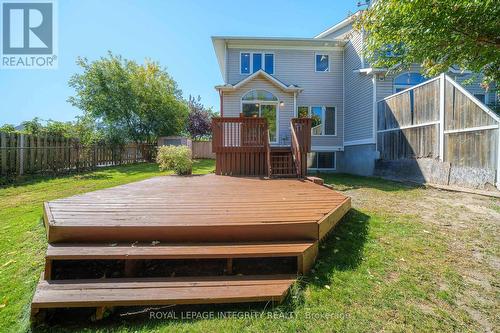 Large two-tier deck and fenced backyard - 170 Flamborough Way, Ottawa, ON 