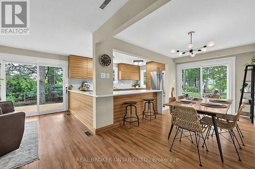 Bright Kitchen with Breakfast Bar - 18061 Highway 48, East Gwillimbury, ON 