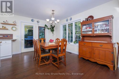 Dining room ft. a walkout to the deck - 135 North Diagonal, South Bruce Peninsula, ON 