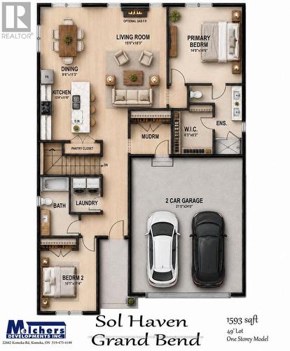 Floor Plan - Lot #25 - 87 Dearing Drive, South Huron (Stephen), ON 