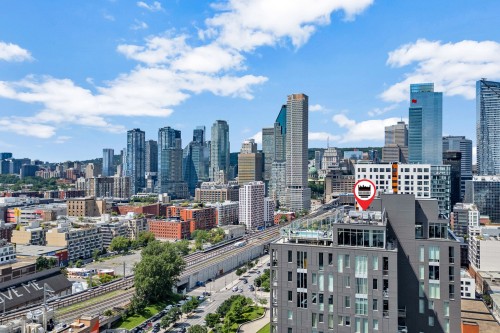 Photo aérienne - 1803-888 Rue Wellington, Montréal (Ville-Marie), QC 