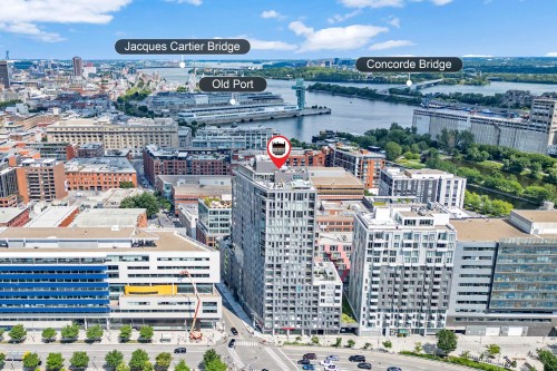 Photo aérienne - 1803-888 Rue Wellington, Montréal (Ville-Marie), QC 