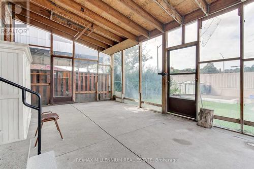 Covered Back Porch - 7431 Sigsbee Drive, Mississauga, ON 
