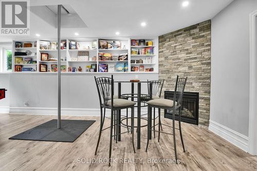 Games Area with Gas Fireplace - 7040 Donwel Drive, Ottawa, ON 
