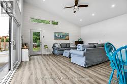 Pool House Vaulted Ceiling - 