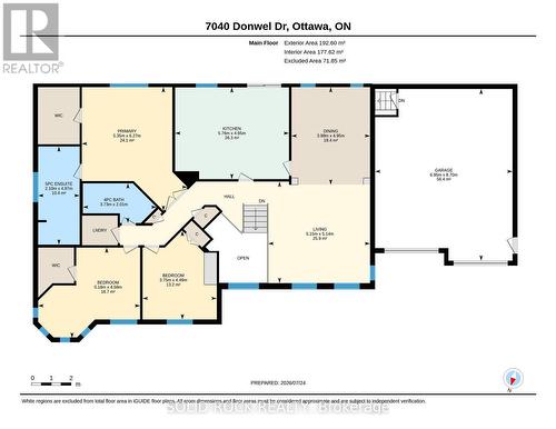 Main Floor Layout - 7040 Donwel Drive, Ottawa, ON 