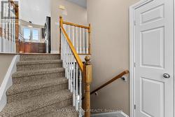 Open staircase to lower level - 