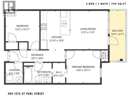 1215 St. Paul Street Unit# 403, Kelowna, BC 
