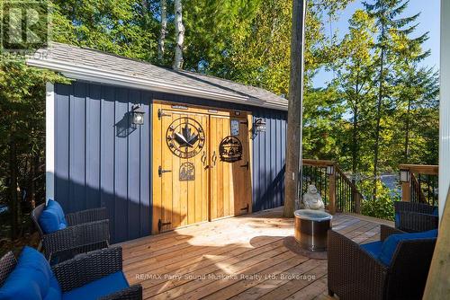 Convenient storage shed w hydro - 168B Isabella Lake Road, Seguin, ON 
