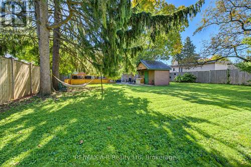 rear yard - 204 Delamere Avenue, Stratford, ON 
