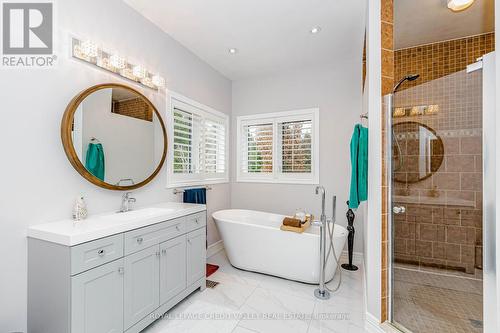 Updated Renovated Master Bath - 48 Rayburn Meadows Road, East Garafraxa, ON 