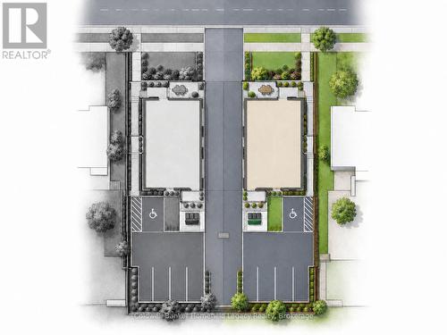 Illustrated Site Plan - 315 Huron Street, Stratford, ON 