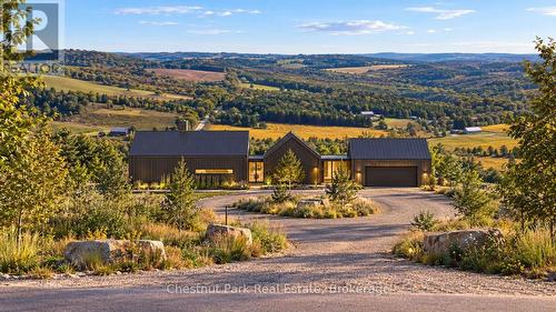 Artist rendering of proposed home. - 728534 21St Side Road, Blue Mountains, ON 