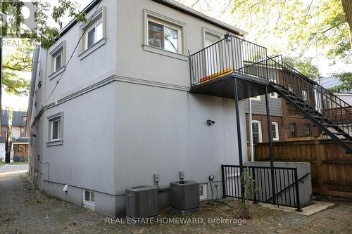 Rear entrance to lower level unit & fire escape. - 434 Victoria Park Avenue, Toronto, ON 