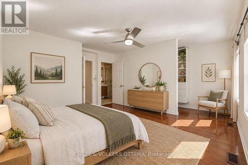 Virtually staged primary bedroom - 38 Rockcliffe Way, Ottawa, ON 
