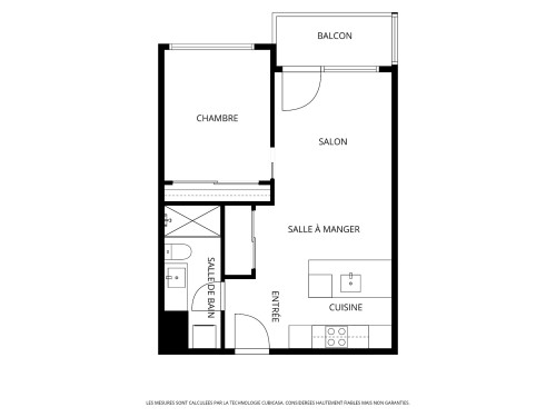 Plan (croquis) - 611-1575 Rue Gareau, Montréal (Ville-Marie), QC 