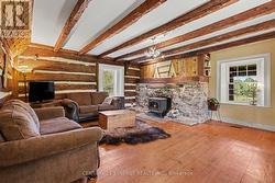 Sit back and relax by the fire - 