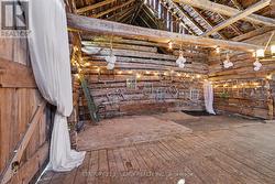 Typically a space for hay with loft storage - 