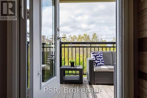 Door to Balcony West Facing - 308 - 4 Anchorage Crescent, Collingwood, ON 