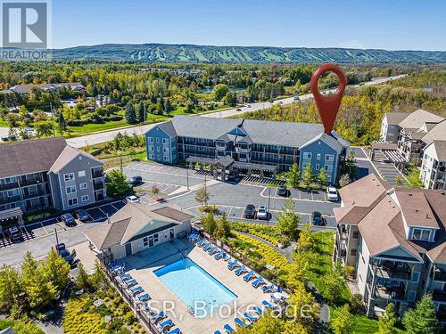 Pool and Proximity to Unit - 308 - 4 Anchorage Crescent, Collingwood, ON 