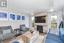 Living Area & Fireplace - 