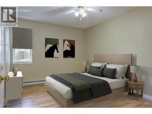 Virtually Staged Primary Bedroom - 505 Browne Road Unit# 103, Vernon, BC 