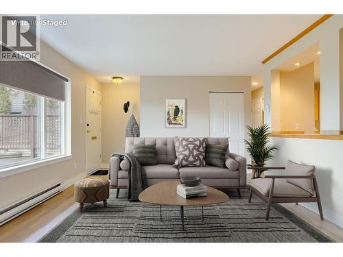 Virtually Staged living room area - 505 Browne Road Unit# 103, Vernon, BC 