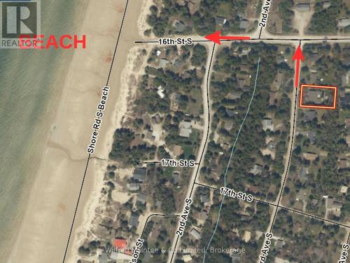 Aerial view Showing beach proximity - 7 3Rd Avenue S, Native Leased Lands, ON 
