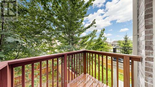 Back Terrace Overlooking Backyard - 64 Ferris Square, Clarington, ON 