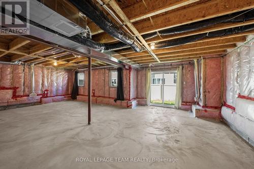 Lower Level with Walkout & Bathroom Rough in - 32 Escallonia Court, Ottawa, ON 