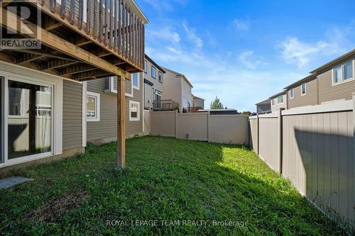 Fully Fenced Backyard w/ Walkout - 32 Escallonia Court, Ottawa, ON 
