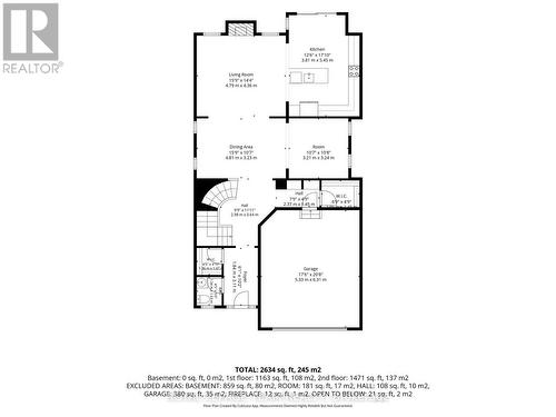 Main Level Floor Plan - 32 Escallonia Court, Ottawa, ON 