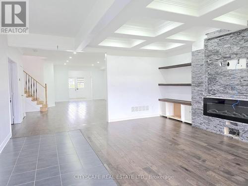 Living Room/Kitchen View to Family Room - 321 Van Dusen Avenue, Southgate, ON 