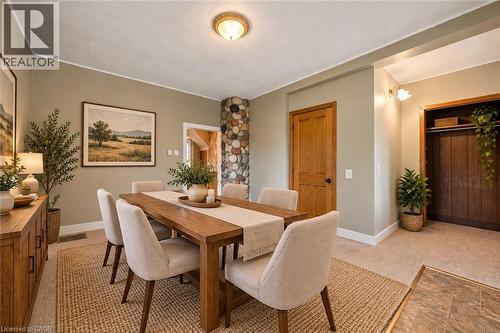 Virtually Staged Dining Room - 1126 Queen'S Bush Road, Wellesley, ON 