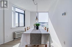 Dining room with east and south lake views. - 