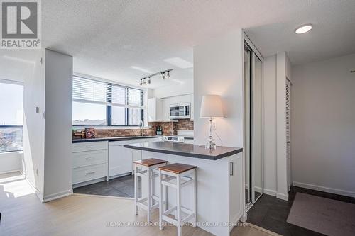 Modern kitchen with south views of lake. - 301 - 250 Queens Quay W, Toronto, ON 