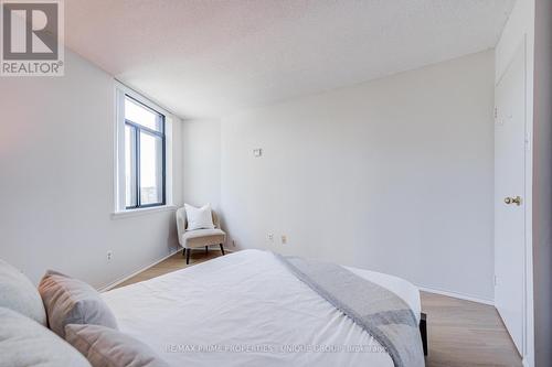Bedroom with ample room for reading chair. - 301 - 250 Queens Quay W, Toronto, ON 