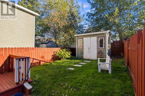 Rear Yard - 63 Merrymeeting Road, St. Johns, NL 