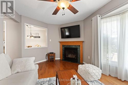Family room with Gas fireplace - 3332 Forrestdale Circle, Mississauga, ON 