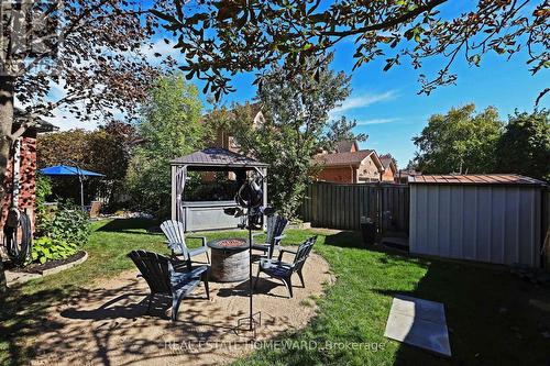 Large backyard - 3332 Forrestdale Circle, Mississauga, ON 