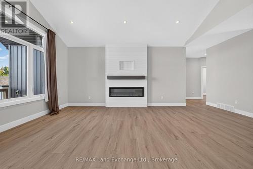 Electric Fireplace in Living Room - 48 Mctavish Crescent, Huron-Kinloss, ON 
